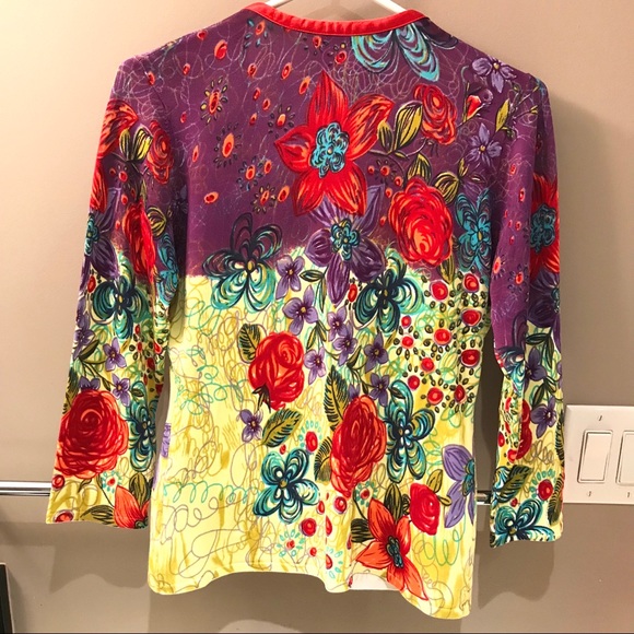 Cartise Ladies two piece top set, multiple color - Picture 3 of 8